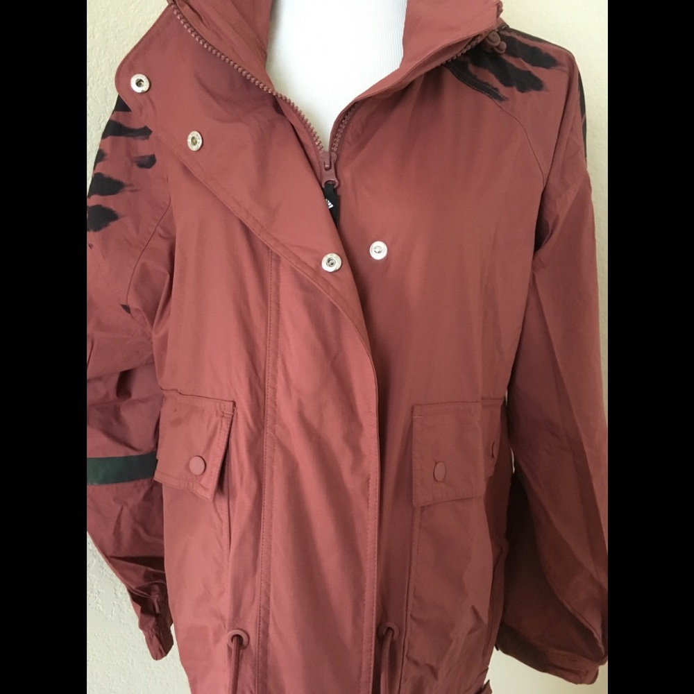 Stella McCartney Jacket Windbreaker for Adidas Stylish Athletic Jacket new w tag - Picture 7 of 13